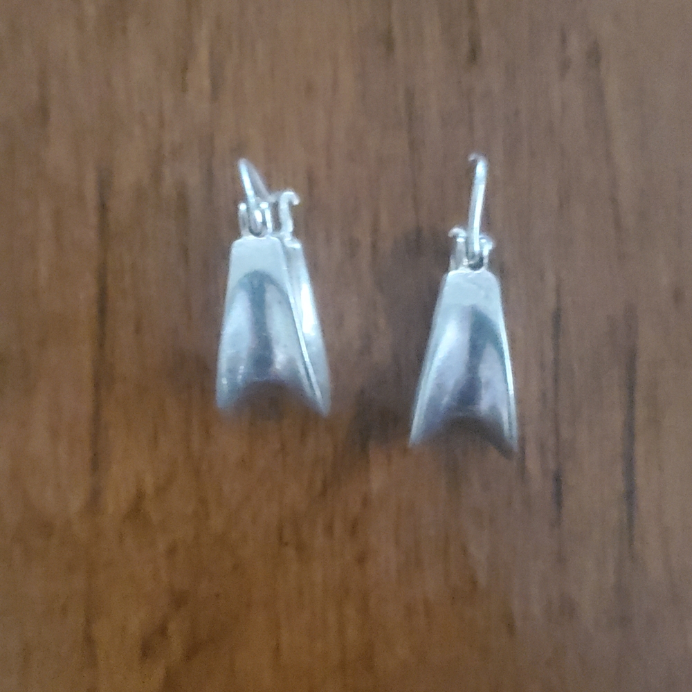 No.925 Sterling Silver VINTAGE Earrings Womens - Picture 8 of 9